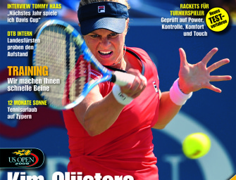 Oktober 2009: US Open-Siegerin 2009 – Kim Clijsters lässt es krachen