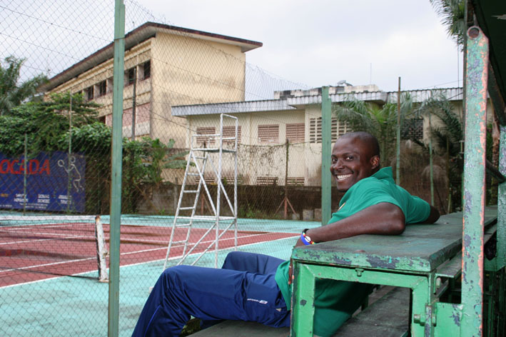 Interview: Eine Stunde Tennis kann glücklich machen