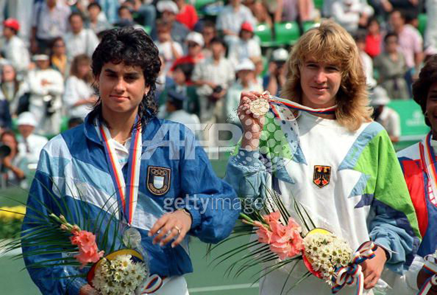 Olympische Tennisturniere  alle Medaillengewinner im Einzel seit 1988