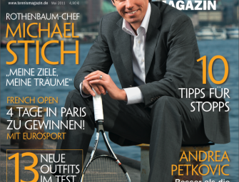 Mai 2011: Rothenbaum-Chef Michael Stich „Meine Ziele, meine Träume“