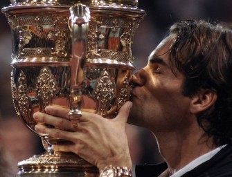 Federer schafft Hattrick beim Heimspiel in Basel