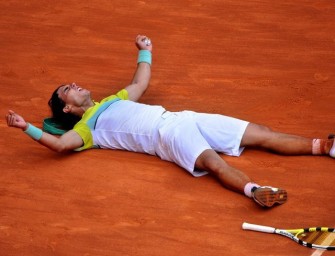 Nadal im Endspiel von Madrid