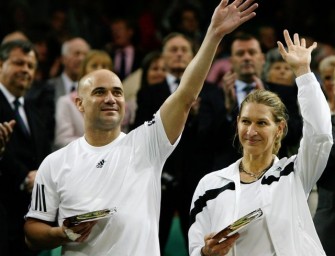 Graf/Agassi strahlen mit Centre Court um die Wette