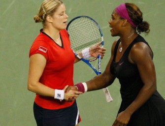 Clijsters im Finale gegen Wozniacki