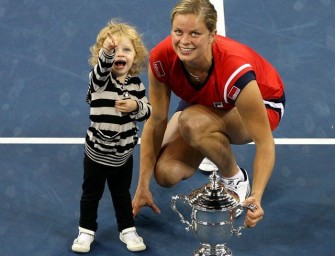 Nur Tochter Jada stiehlt Clijsters die Show