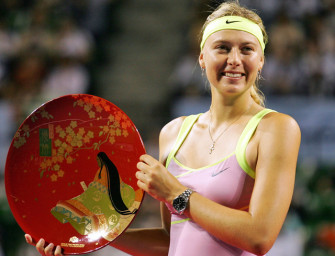 Scharapowa gewinnt Turnier in Tokio