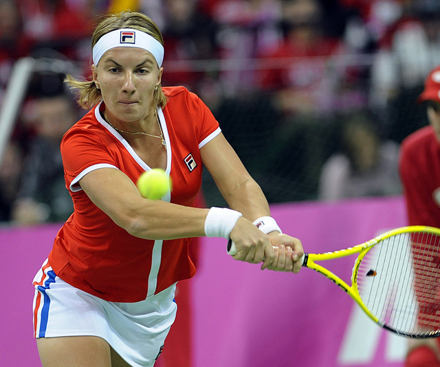 TENNIS-FED CUP-SERBIA-RUSSIA