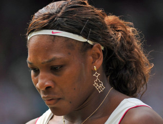 Glasscherbe setzt Serena Williams außer Gefecht