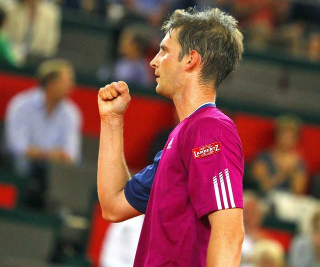 Tennis am Rothenabum: Florian Mayer beim Spiel gegen Juan Carlo Ferrero