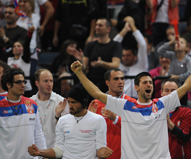 TENNIS-DAVIS-SRB-FRA-TROICKI-LLODRA