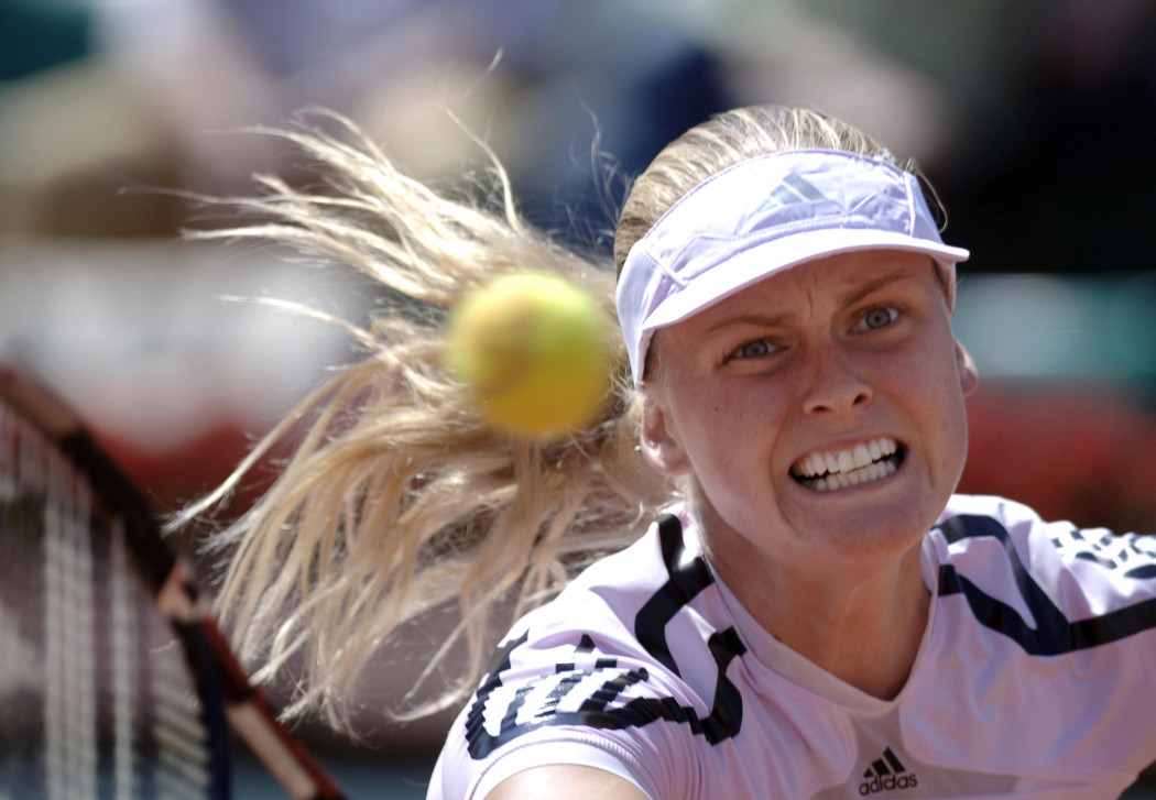 German Anna-Lena Groenefeld hits a retur