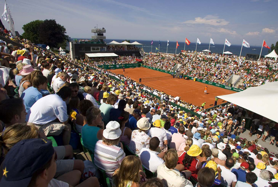050710 Tennis, Swedish Open. Bana, tennisbana, centercourt
© Bildbyrn – 28114