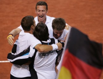 Davis-Cup-Viertelfinale gegen Frankreich auf Sand