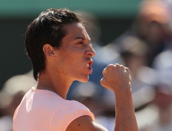 Schiavone im Finale von Paris gegen Li Na