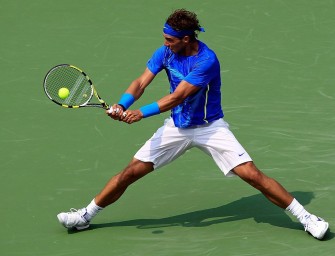 US Open: Nadal bei Pressekonferenz am Boden