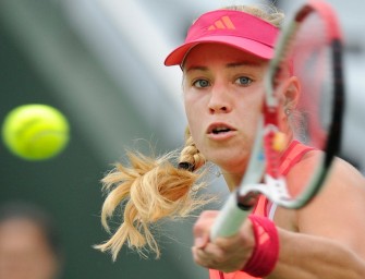 Regen in Osaka stoppt Kerber