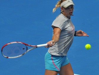 Australian Open: Wozniacki meldet sich fit