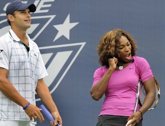 Serena Williams und Roddick zusammen im Mixed