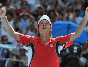 Nishikori in Melbourne im Viertelfinale