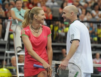 Steffi Graf: Dank André ein wenig redseliger