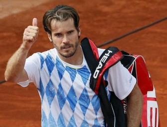 Tommy Haas bei Stuttgarter ATP-Turnier