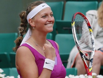 Wimbledonsiegerin Kvitova im Halbfinale von Paris