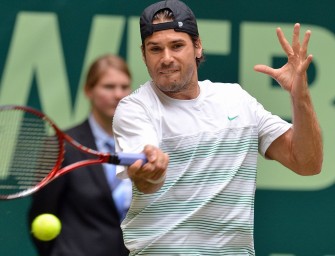 Haas schlägt Federer im Finale in Halle