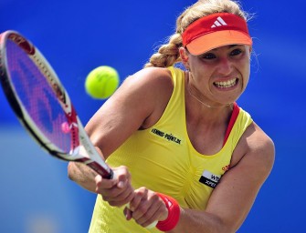 Kerber problemlos in Runde zwei