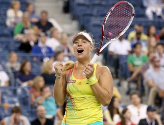 US Open: Nervenstarke Kerber erreicht dritte Runde