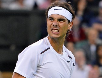 Nadal bei Showturnier in Abu Dhabi im Dezember