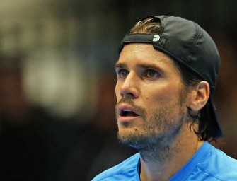 Tommy Haas schlägt 2013 in Hamburg auf