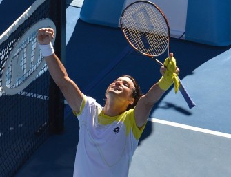 Ferrer nach Fünfsatzkrimi erster Halbfinalist