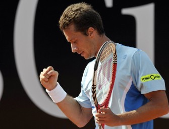 Kohlschreiber bezwingt Fish und trifft auf Federer