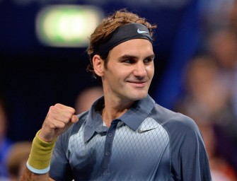 Basel: Federer zieht ins Halbfinale ein