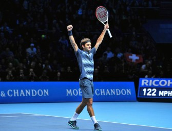Saisonfinale: Federer zum elften Mal im Halbfinale