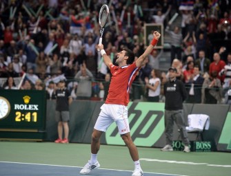 Djokovic gleicht gegen Tschechien aus