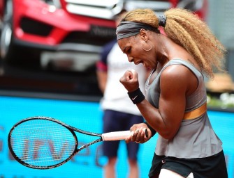 Serena Williams problemlos ins Madrider Achtelfinale