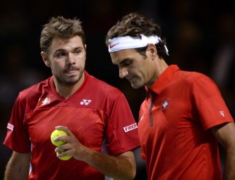 Davis-Cup: Federer/Wawrinka verlieren das Doppel