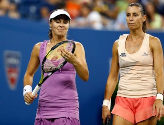 US Open: Altstar Hingis verpasst Doppeltitel mit Pennetta