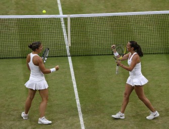 Vinci und Errani gewinnen erstmals Doppel-Titel in Wimbledon
