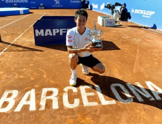 Nishikori schlägt Giraldo im Finale von Barcelona