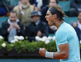 Sandplatzkönig Nadal im Halbfinale von Paris