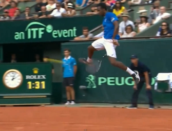 Gael Monfils – Tweener & Tanz im Davis Cup