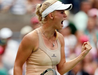 Wozniacki nach Sieg über Scharapowa im Viertelfinale der US Open