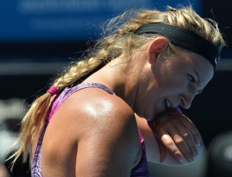 Melbourne: Auch Titelverteidigerin Asarenka ausgeschieden.