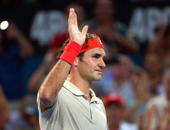 Federer und Hewitt im Finale von Brisbane