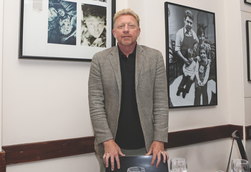 Boris Becker im Restaurant San Lorenzo in Wimbledon