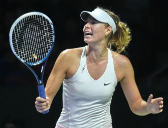 WTA-Finals: Sharapova scheitert trotz Sieg