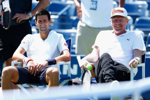 Erfolgreiches Gespann: Novak Djokovic (l.) und Coach Boris Becker