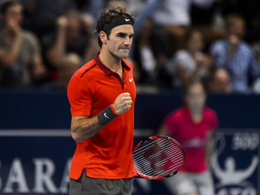 Federer steht bereits zum elften Mal im Finale von Basel